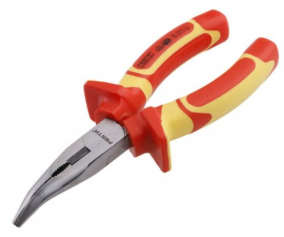Kleště půlkulaté zahnuté VDE 160mm Festa 17135