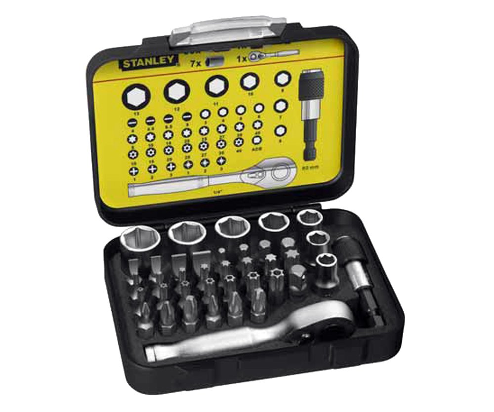 Sada bitů 35ks s ráčnou Stanley 1-13-906