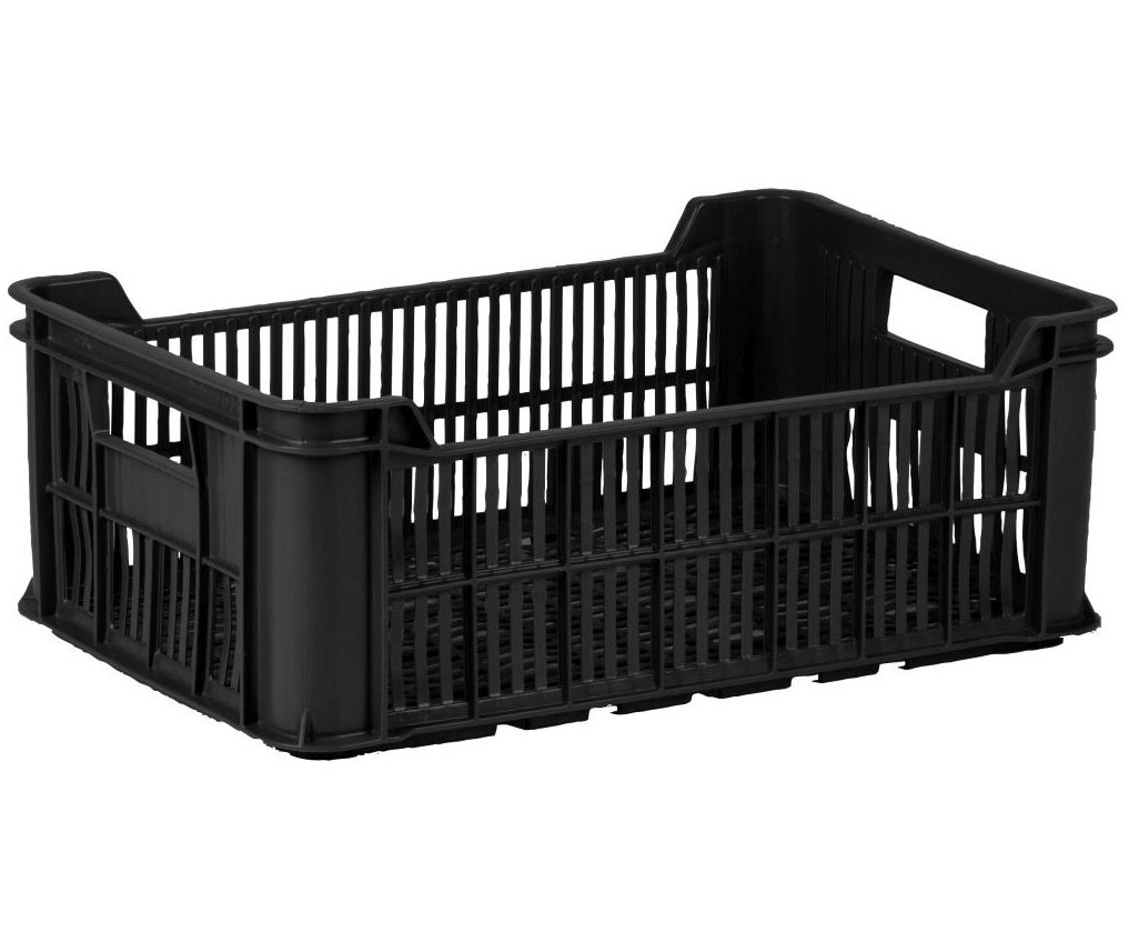 Přepravka střední černá 15 kg