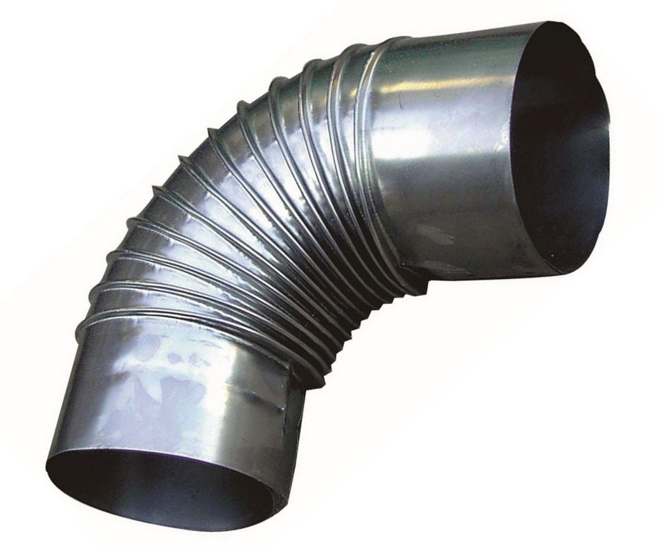 Koleno kouřové - 145mm