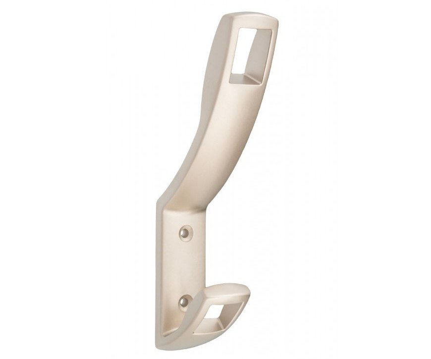 Věšák kovový nábytkový 8802 - satina