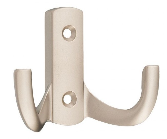 Věšák kovový nábytkový 1302 - satina