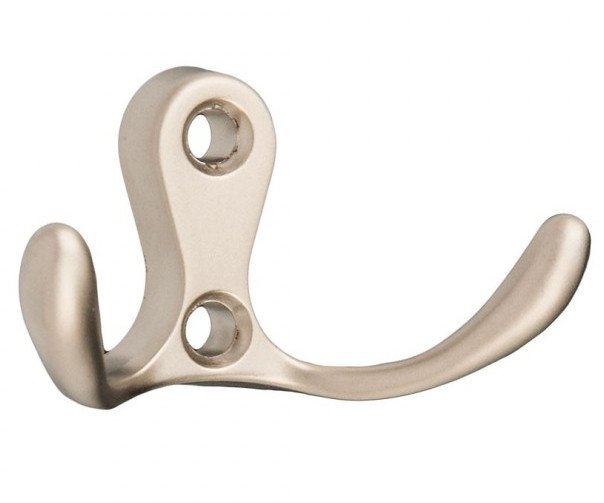 Věšák kovový nábytkový 1902 - satina