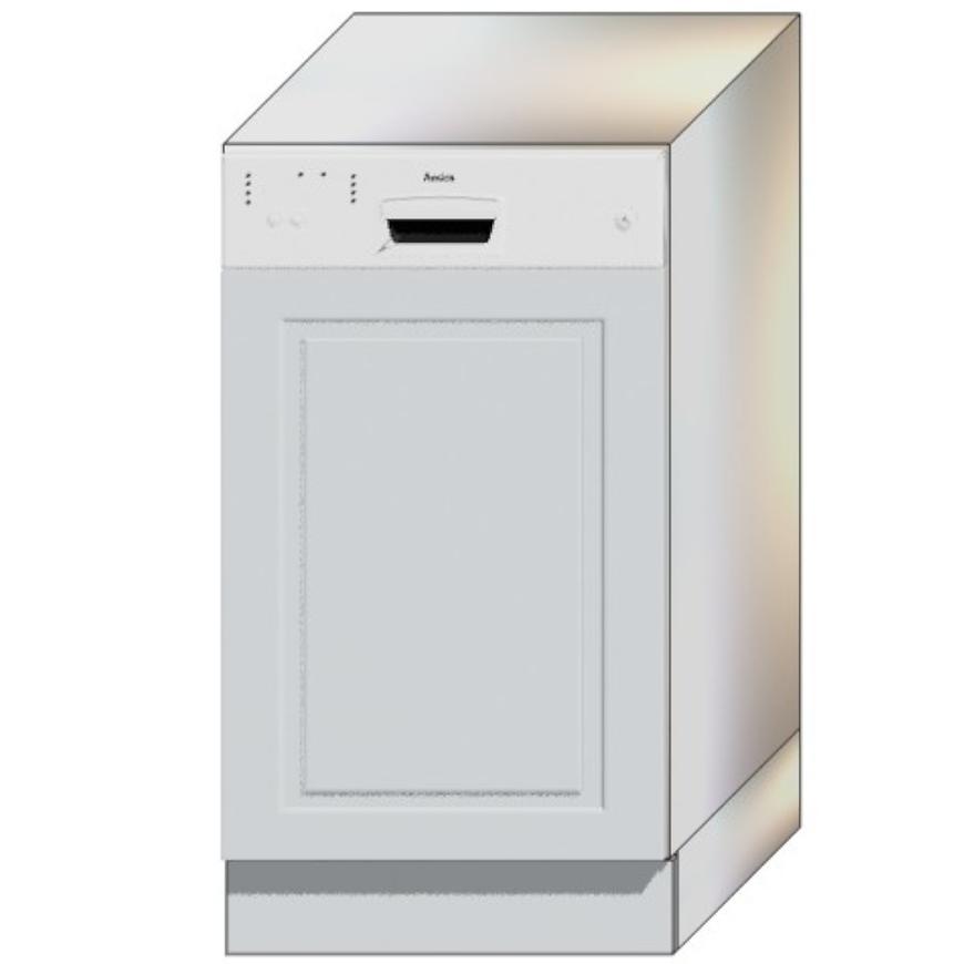 Dvířka pro vestavnou myčku Natalia 45po bílá Baumax