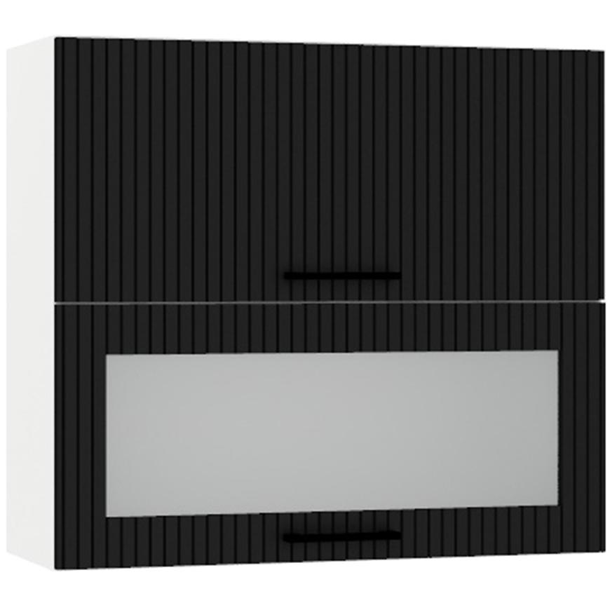 Kuchyňská skříňka Kate w80grf/2 sd černý puntík Baumax