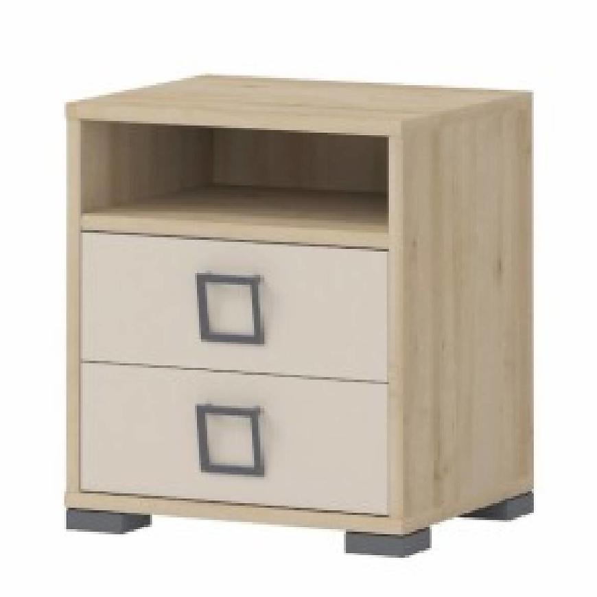 Noční Stolek Kiki NS2-BK/KI-01 beech/sand Baumax