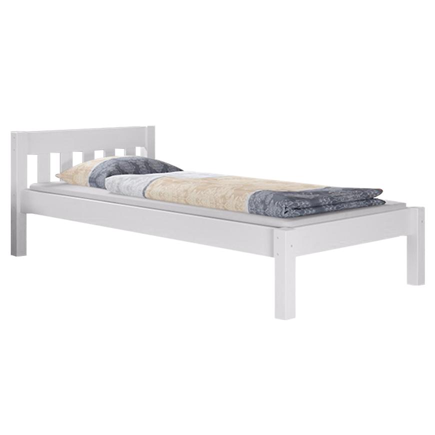 Postel Pino 90x200 borovice bílá Baumax