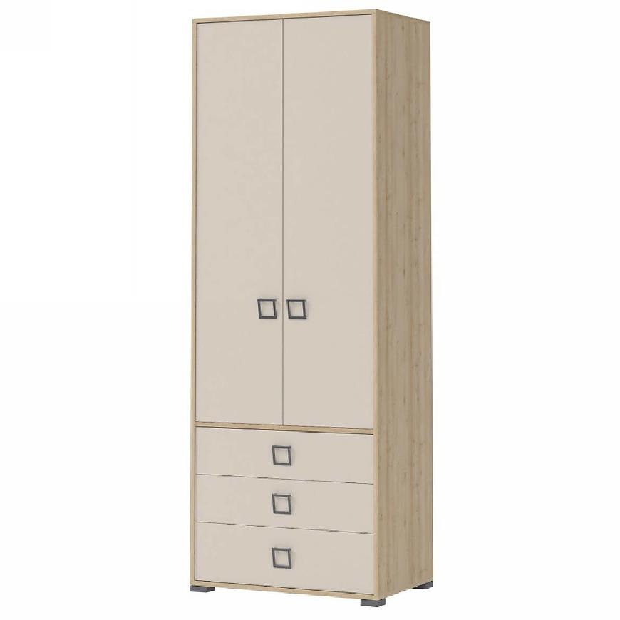 Rohova Skříň 2D3S Kiki P23-BK/KI-01 beech/sand Baumax