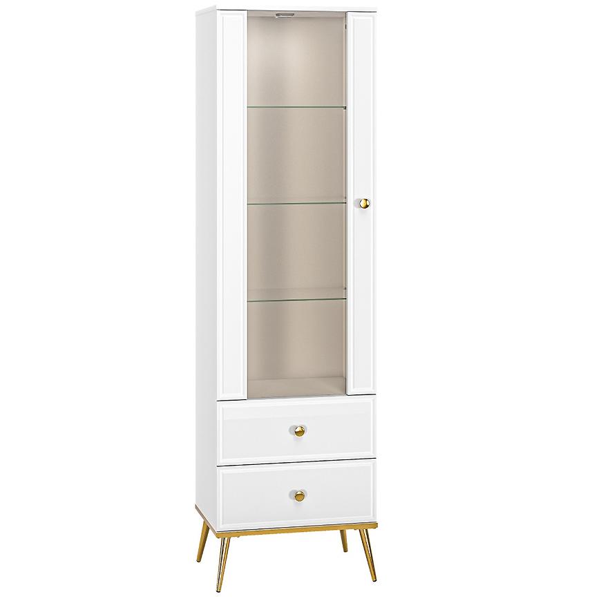Vitrína Goldin 02 bílá Baumax