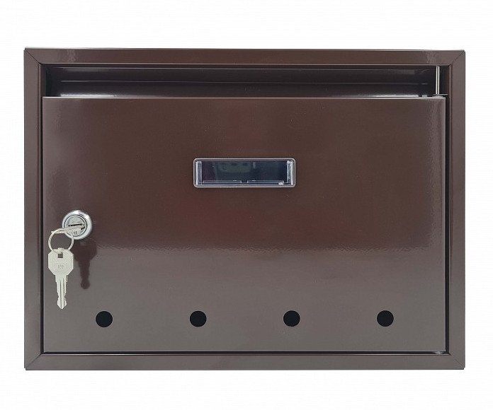 Poštovní schránka Pavel 32x24x6cm - hnědá