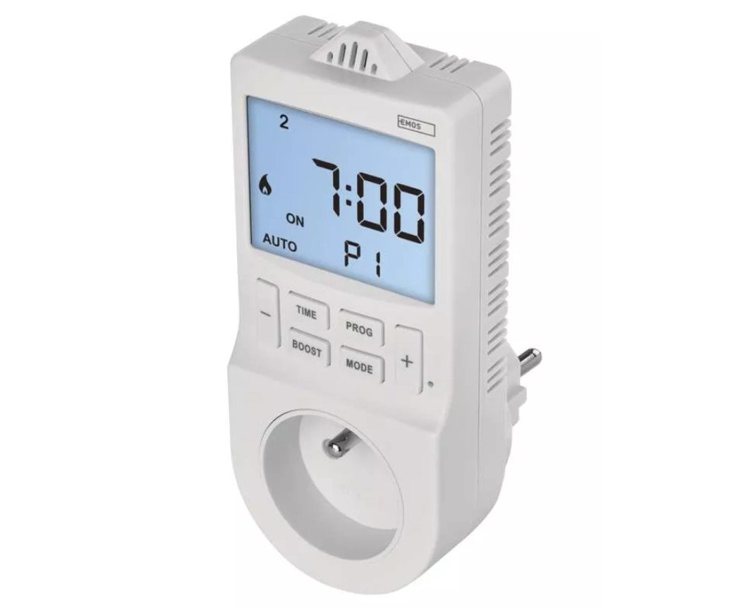 Digitální spínací zásuvka + termostat P5660FR