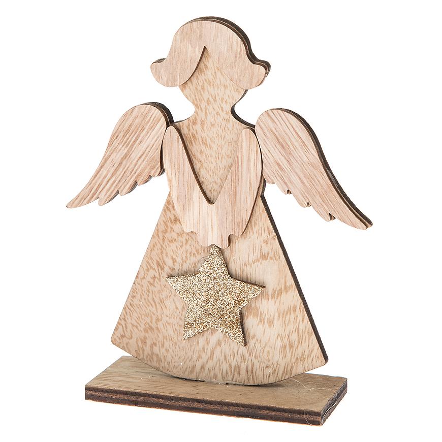 Dřevěný anděl iva22596