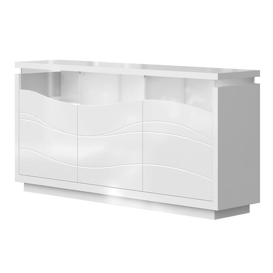 Komoda Nica K3SL AO/RA-51/RA crystal white Baumax