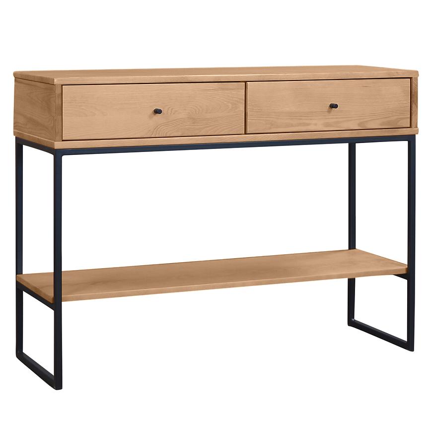 Konzola Logan 2 šuplíky borovice dub Baumax