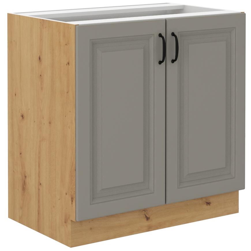 Kuchyňská Skříňka Stilo claygrey/artisan 80D 2F BB Baumax