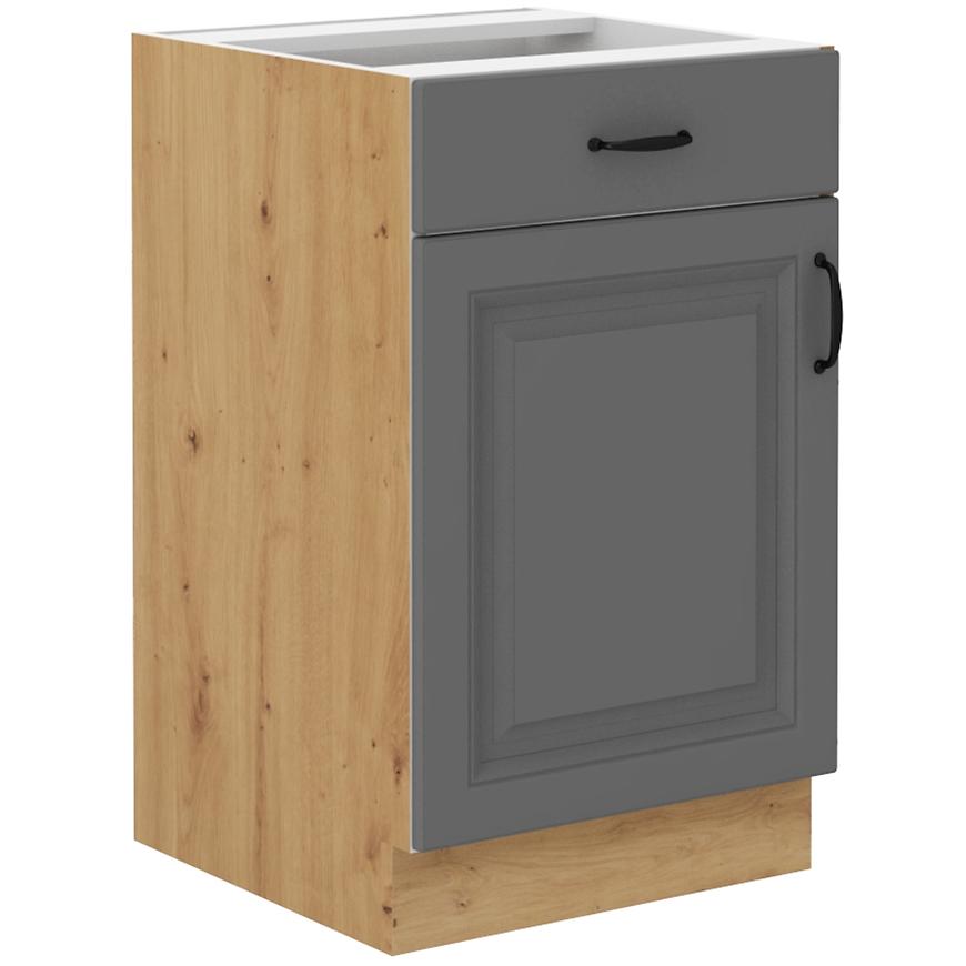 Kuchyňská Skříňka Stilo dustgrey/artisan 50D 1F 1S BB Baumax
