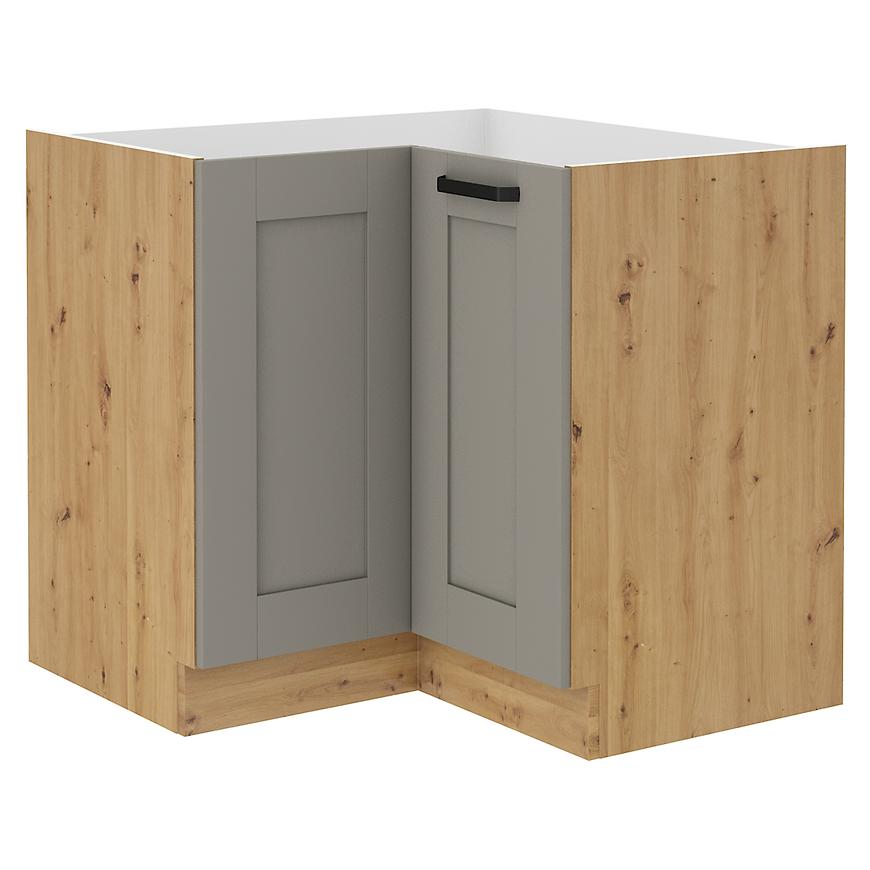 Kuchyňská skříňka Luna claygrey/artisan 89x89 DN 1F BB Baumax