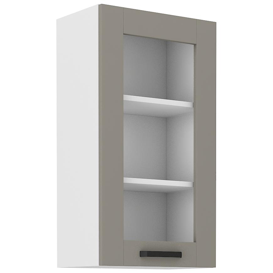 Kuchyňská skříňka Luna claygrey/bílá 40GS-90 1F Baumax