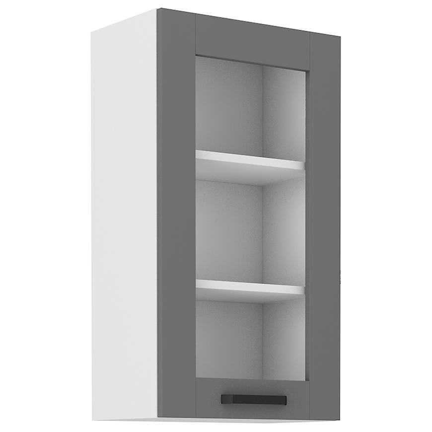 Kuchyňská skříňka Luna dustgrey/bílá 40GS-90 1F Baumax