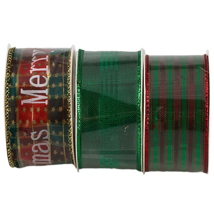 Ozdobná stuha 4CM d.2.7m MIX 41030 Baumax