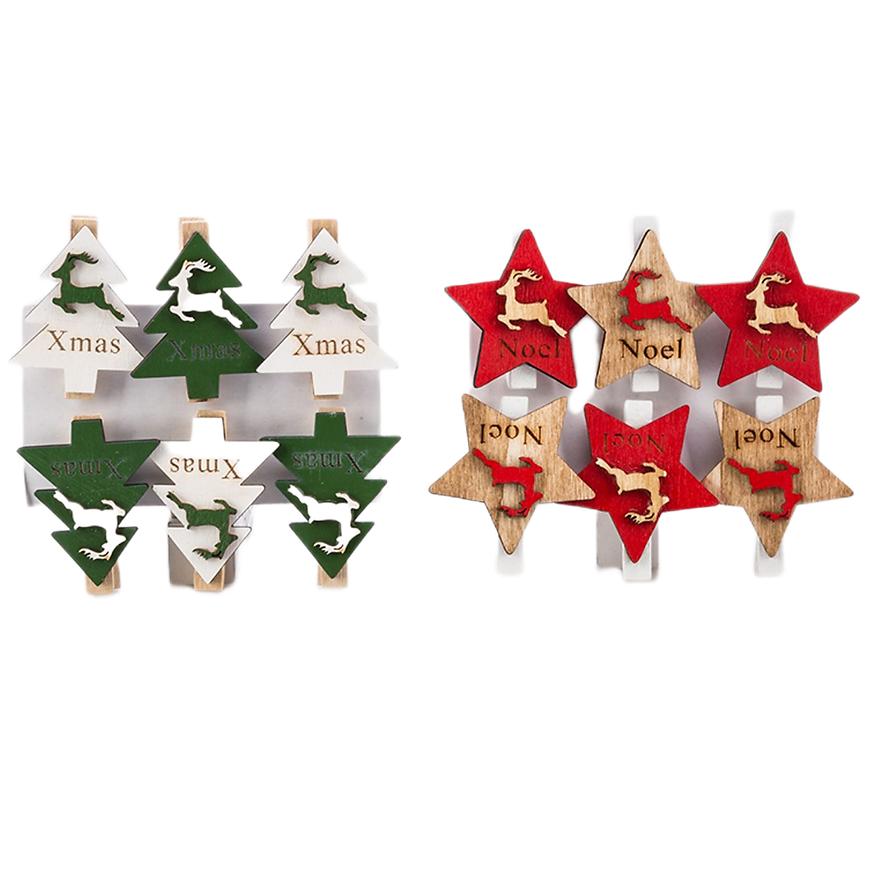 Ozdobné spony 4.5CM 6 KS MIX 38284 Baumax