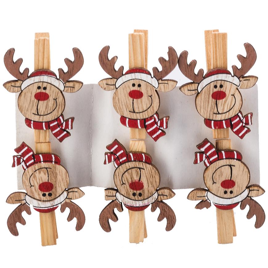 Ozdobné spony 4.8CM 6 KS 36476 Baumax