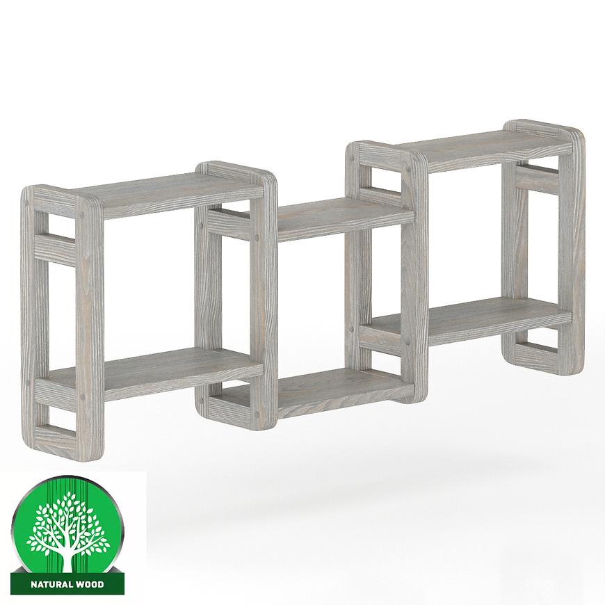 Polička borovice PK103-120x44x19 grey Baumax