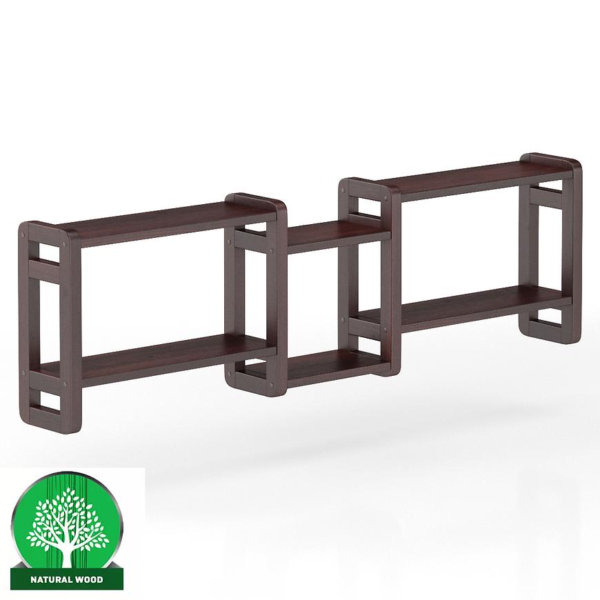 Polička borovice PK103-150x44x19 ořech Baumax