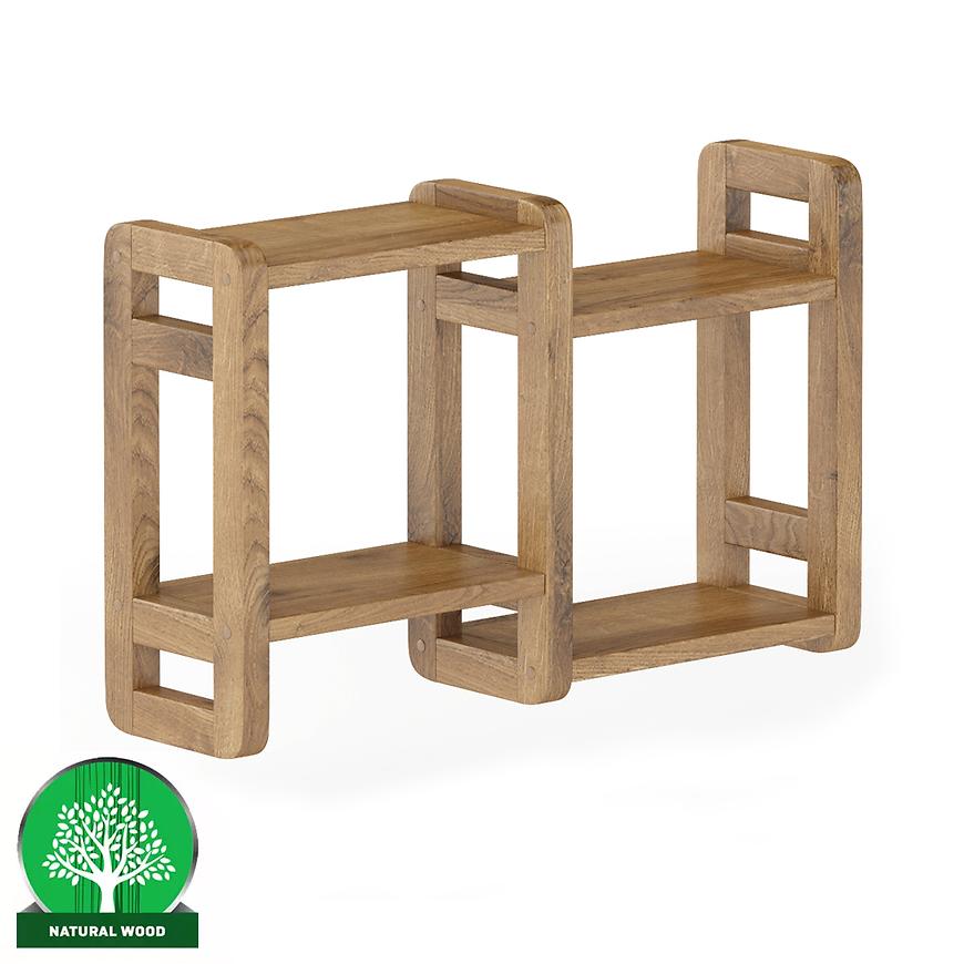 Polička borovice PK104-80x44x19 dub Baumax