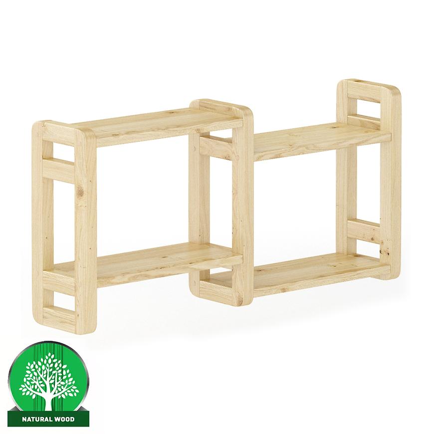 Polička borovice PK104-90x44x19 syrová Baumax