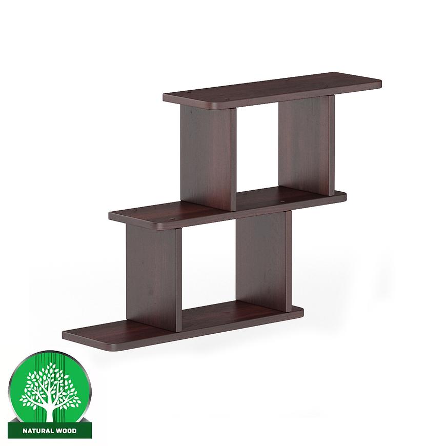 Polička borovice PK105-90x58x20 ořech Baumax