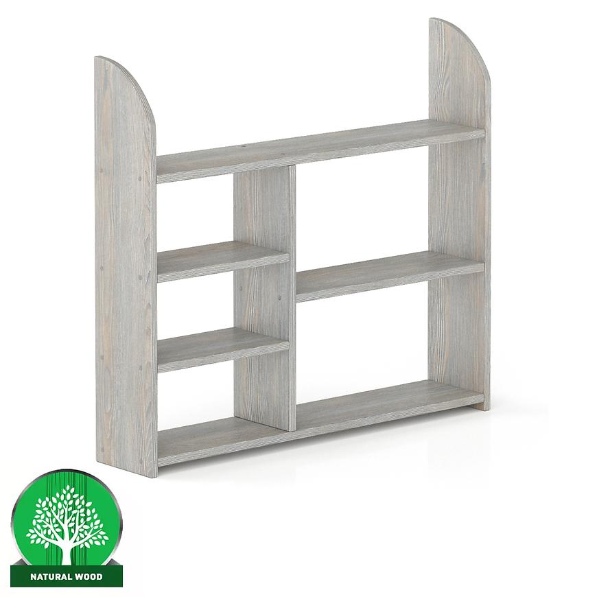 Polička borovice PK107-100x90x20 grey Baumax