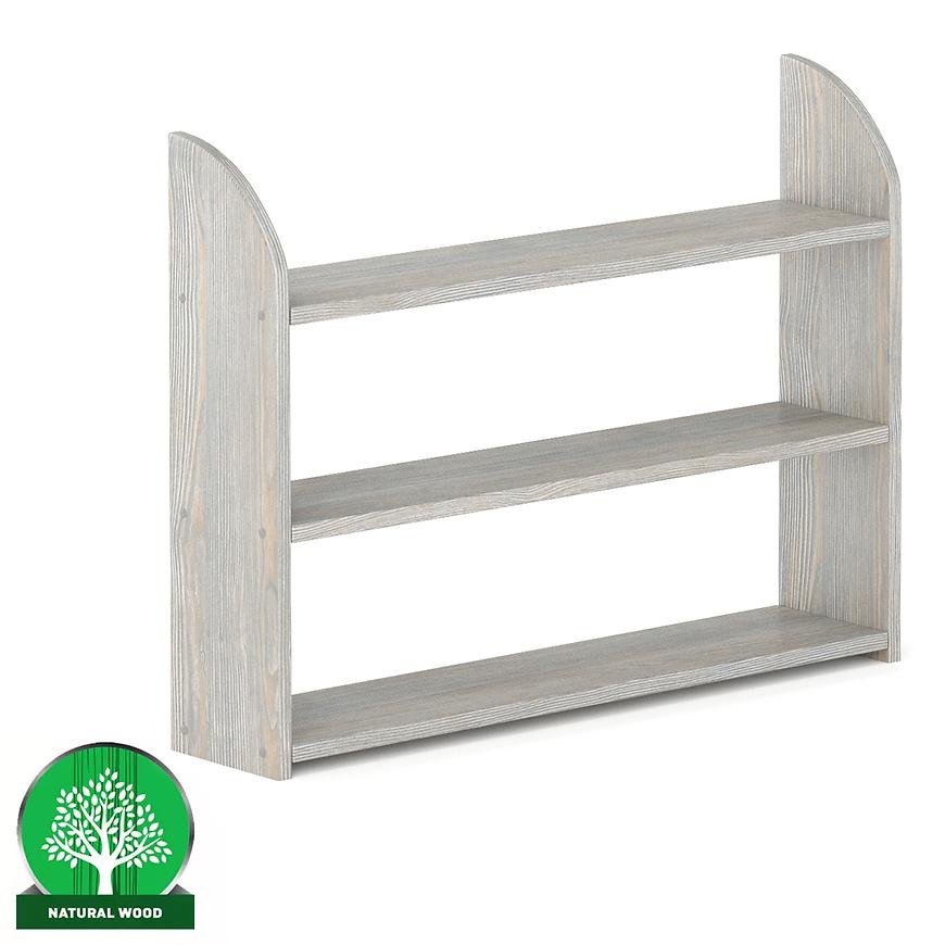 Polička borovice PK112-90x68x19 grey Baumax