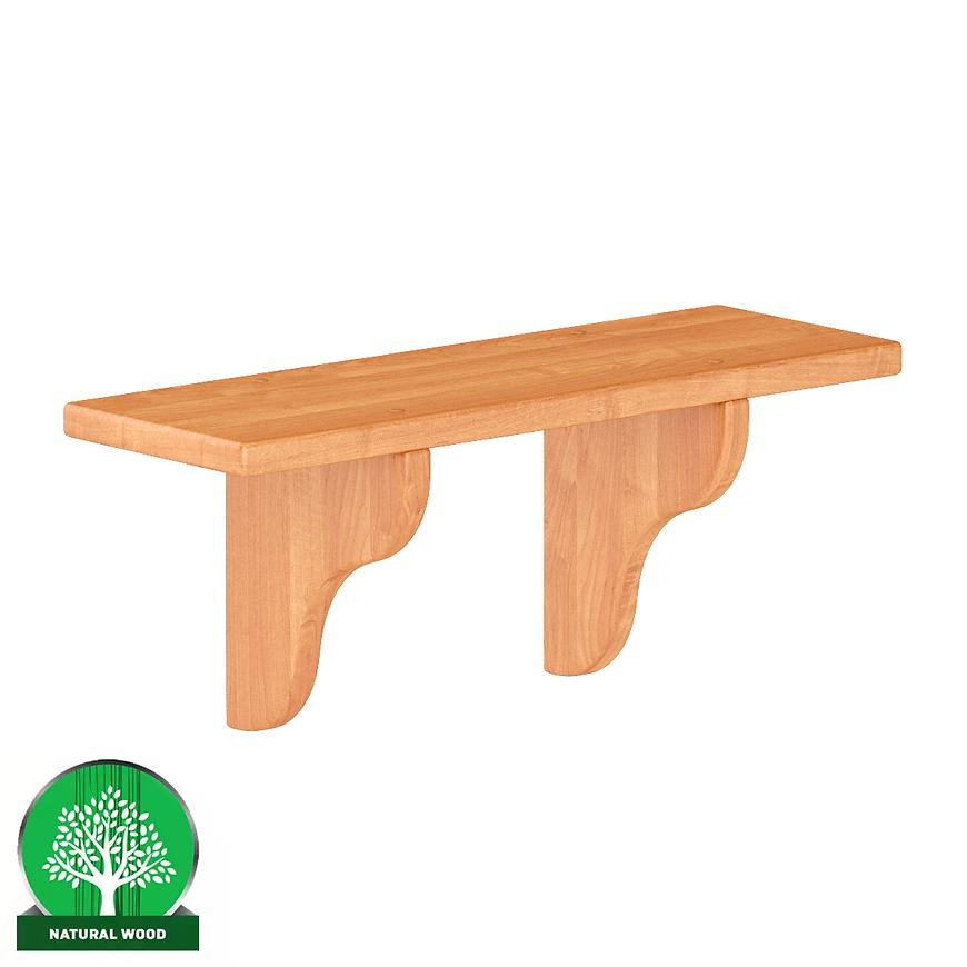 Polička borovice PK122-60x25x20 olše Baumax