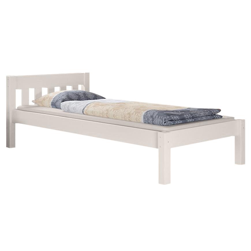 Postel Pino 100x200 bělená borovice Baumax
