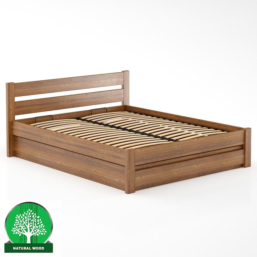 Postel buková LK190–160x200 koňak Baumax