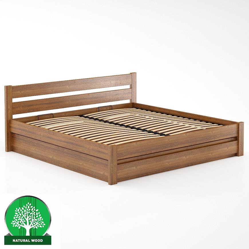 Postel buková LK190–200x200 koňak Baumax