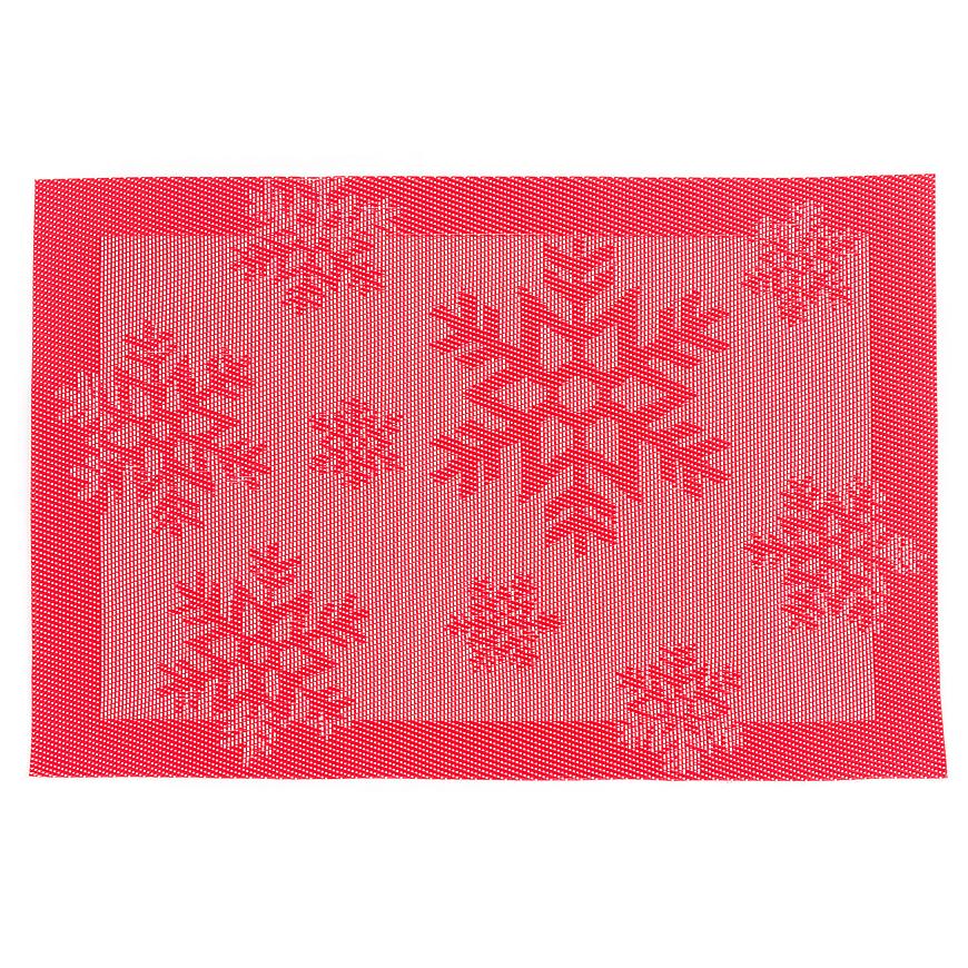 Prostírání Christmas 45x30mm red 12525180r