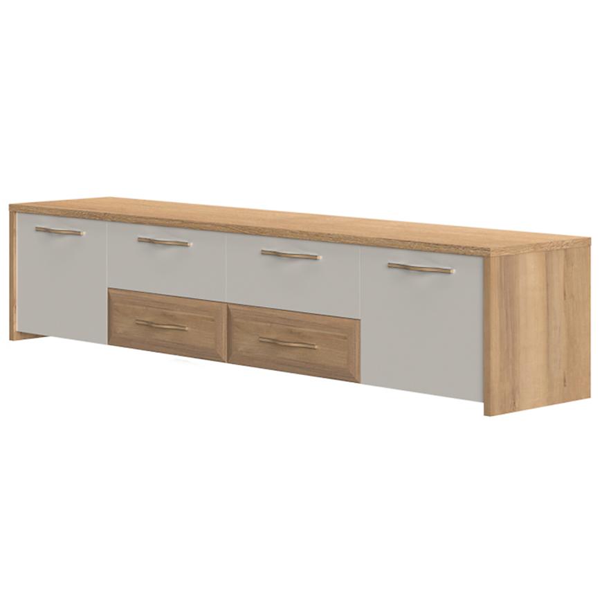 Tv Stolek Gala TV220-2K4F/GL pacific walnut/beige Baumax