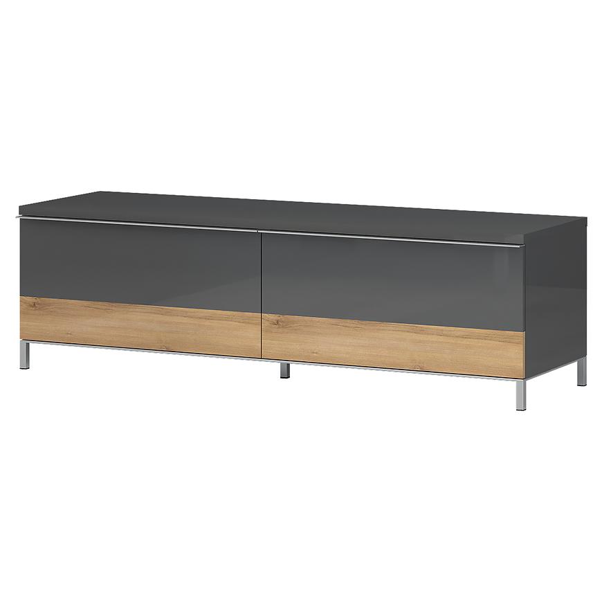 Tv Stolek Onyx TV150-2F/ON anthracite/pacific walnut Baumax