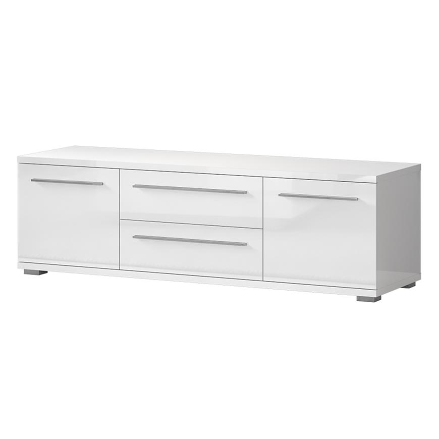 Tv Stolek Piano TV150-2K2F/PN-70/KA/70 crystal white Baumax