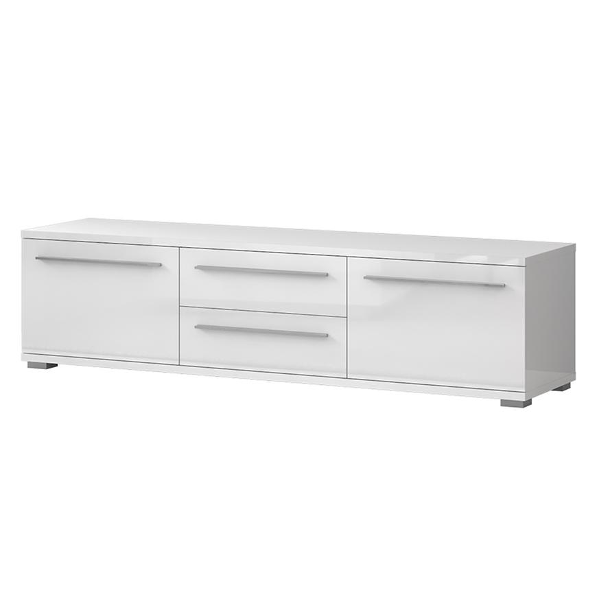 Tv Stolek Piano TV180-2K2F/PN-70/KA/70 crystal white Baumax