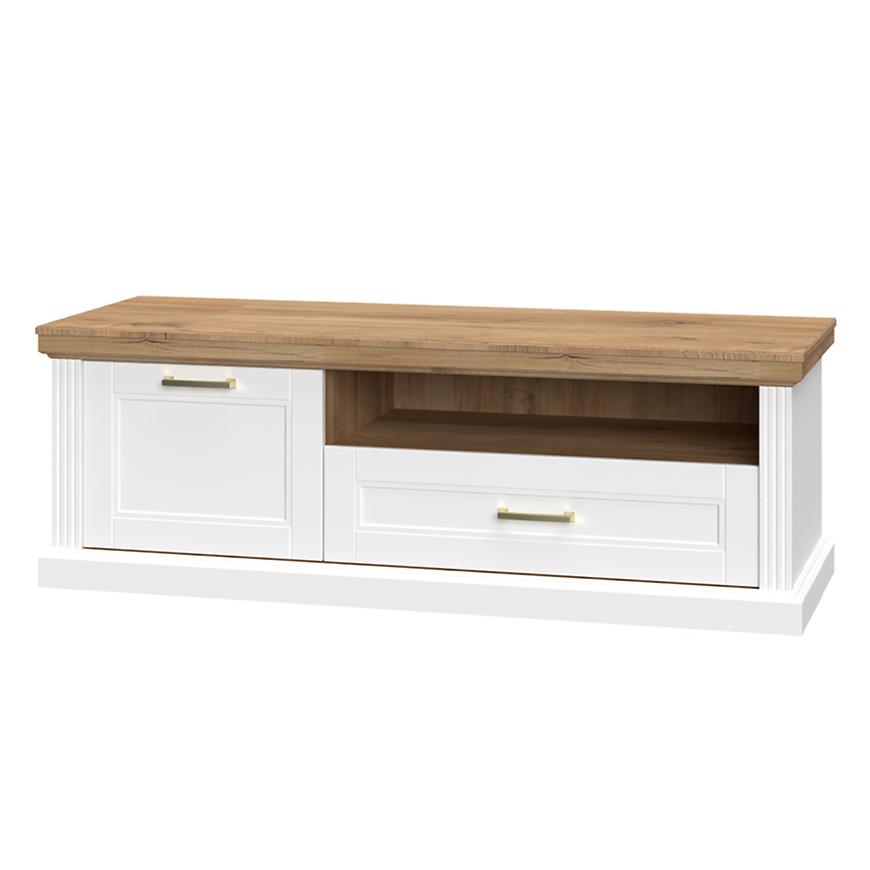 Tv Stolek Tara TV1K1F white/pacific walnut Baumax