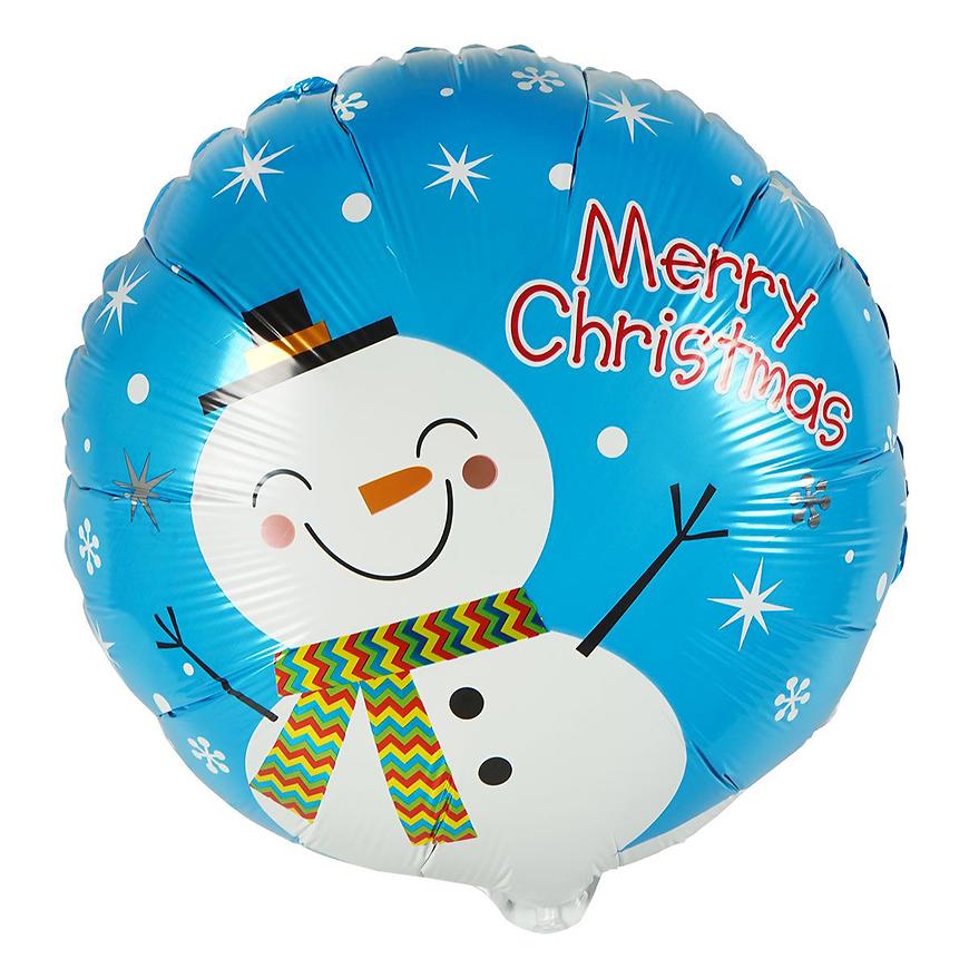 Vánoční balónek kulatý 45cm/33cm