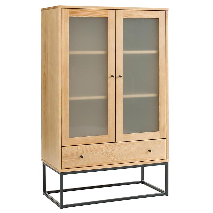 Vitrína Logan borovice lak Baumax