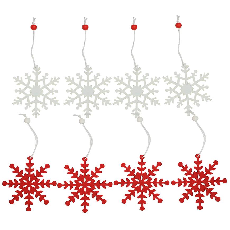 Závěsná dekorace filcová 11CM 4 KS 37033 Baumax