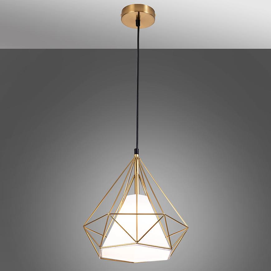 Závěsné svítidlo Hira 1 gold/white 1xE27 Baumax