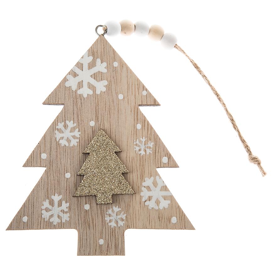 Závěsný dřevěný strom zs7141