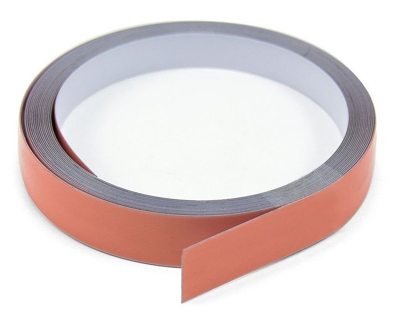 Páska kovová samolepicí 20mm/1m pro magnety