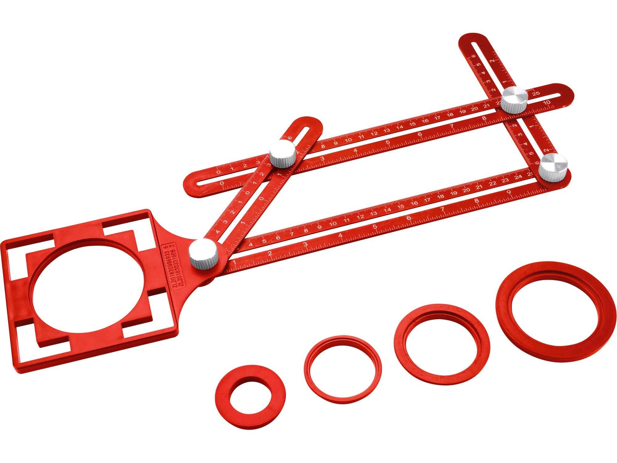 Šablona obrysová na tvary a pozice Extol Premium 8825122